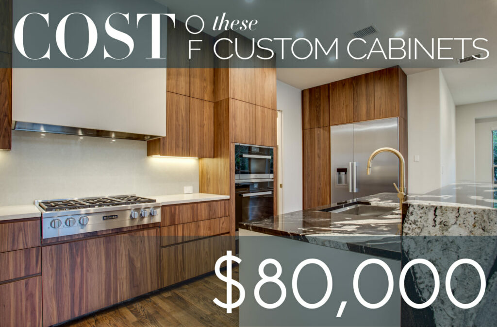 cost of custom cabinets for interior design