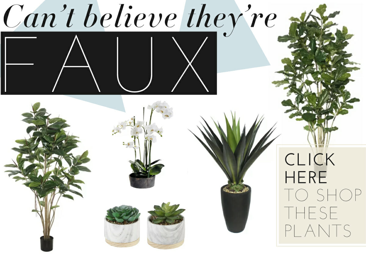 faux interior or inside plants