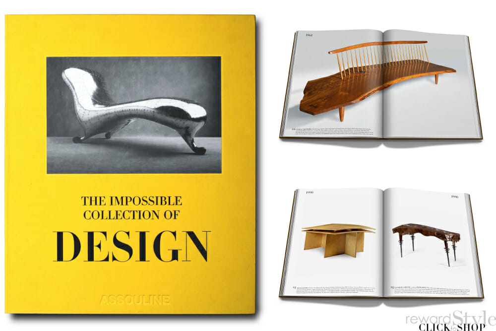 Assouline coffee table book on design