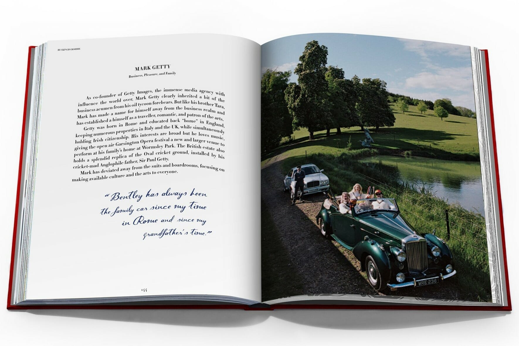Taschen coffee table book on Bentley automobiles