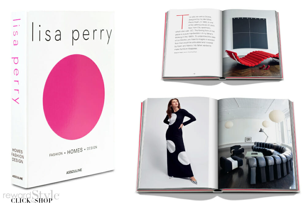 Assouline coffee table book on fashion, homes, and design
