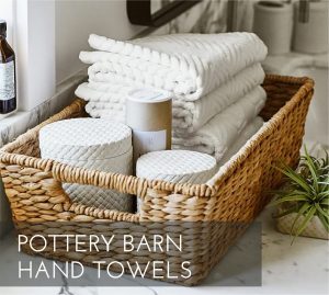 Pottery Barn hand towels